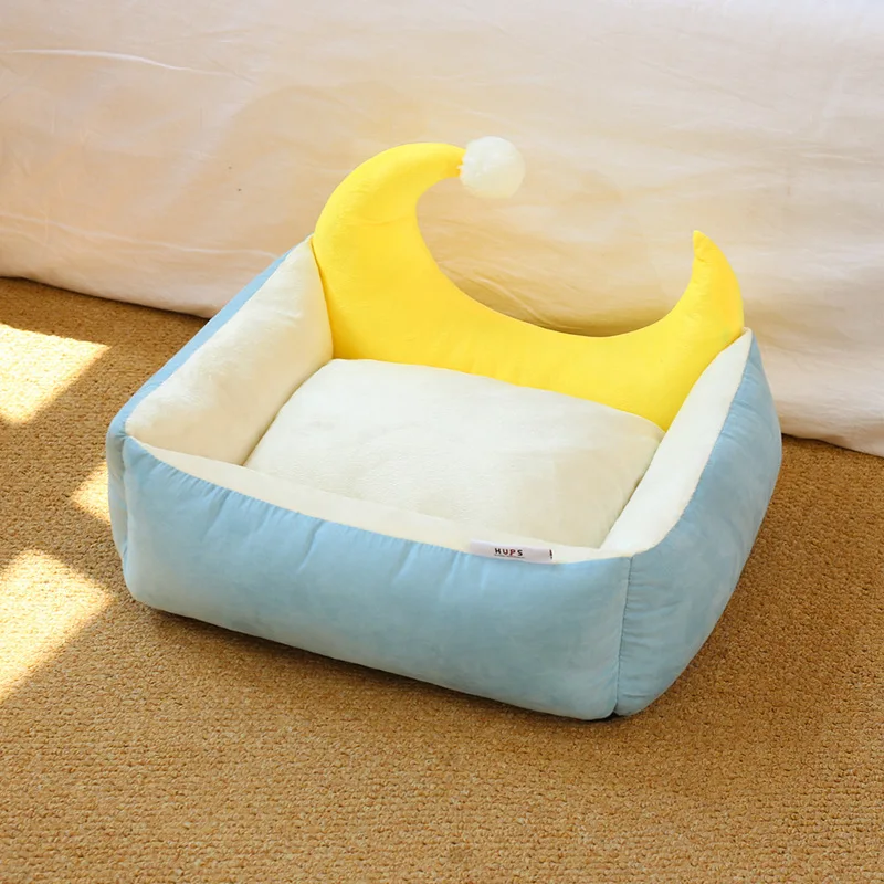 

Dog Bed Detachable Washable Pet Bed Cat Nest Soft Thickening Cotton Pad Sleeping Bag For Small Medium Dog Cat Indoor Pet Bed