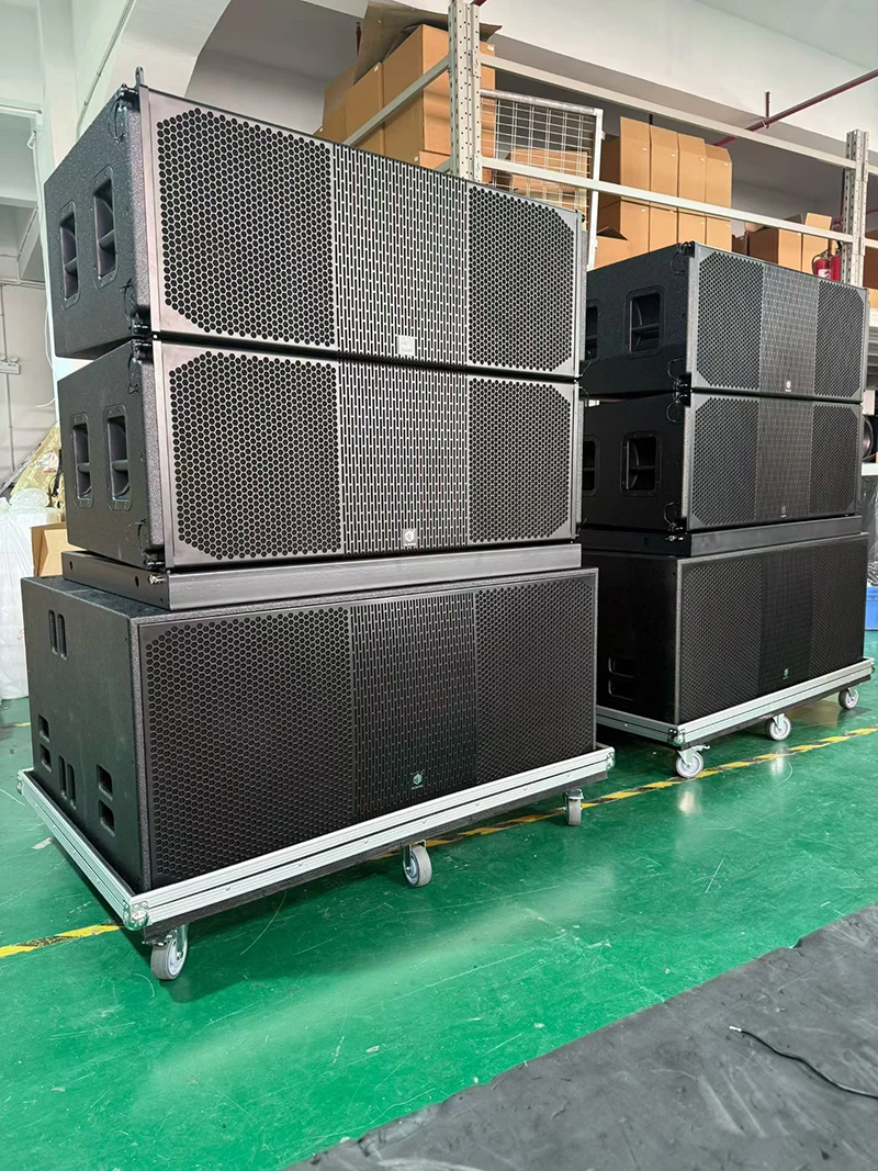 TR-3215-1 Double 15-inch Three-Way Large-Stage Line Array Professional Speakers 9 Neodymium Magnet 3100W 8Ohm 3-Year Warranty