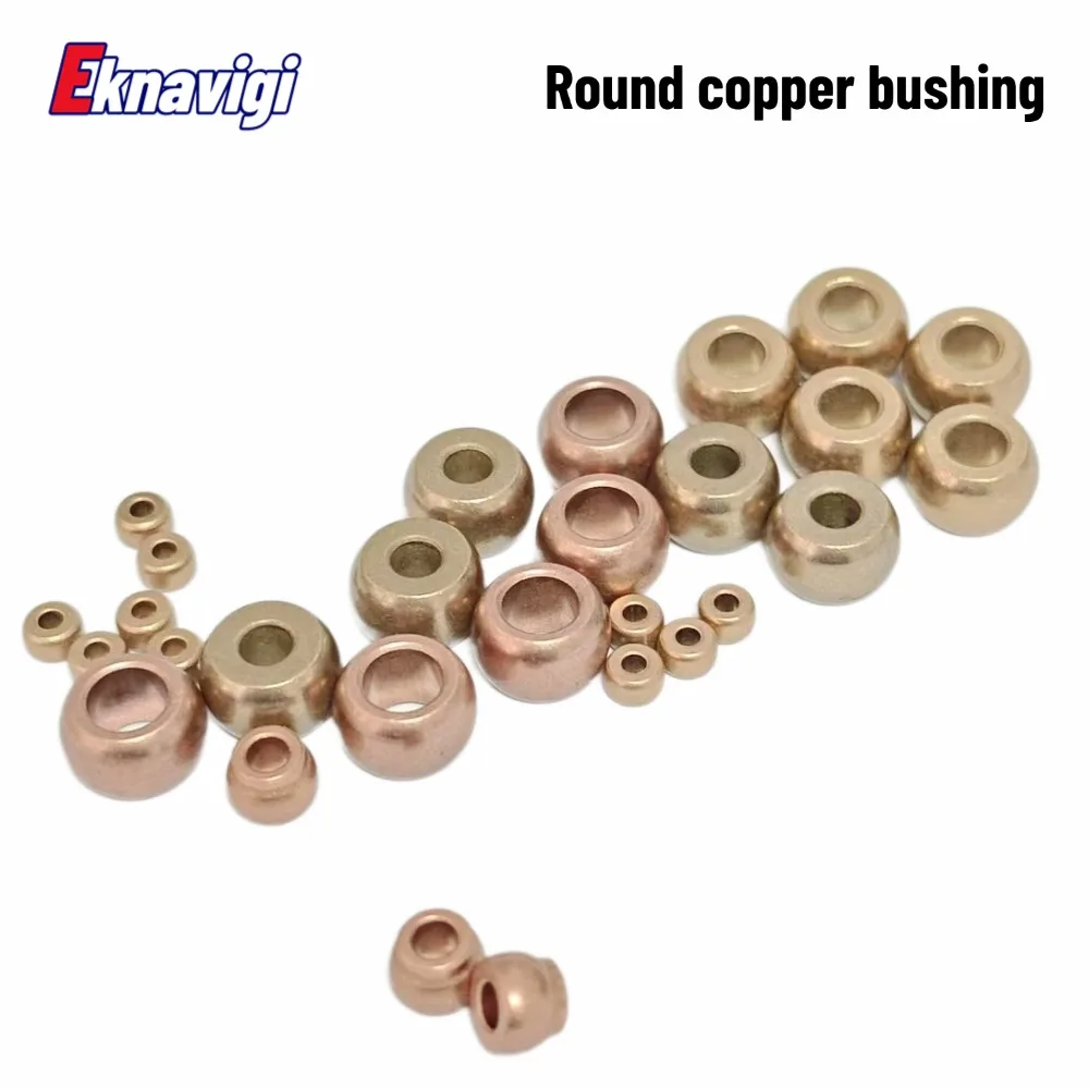 10PCS Self-lubricating Ball Bearings 10 Inner Diameter 2~6MM Round Copper Sleeve Spherical Oil Bearing