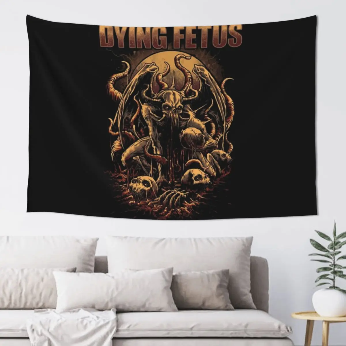 

DYING FETUS MUSIC ARTWORK Tapestry Bedroom Decorations Decoration Pictures Room Wall Wall Decoration Items Tapestry