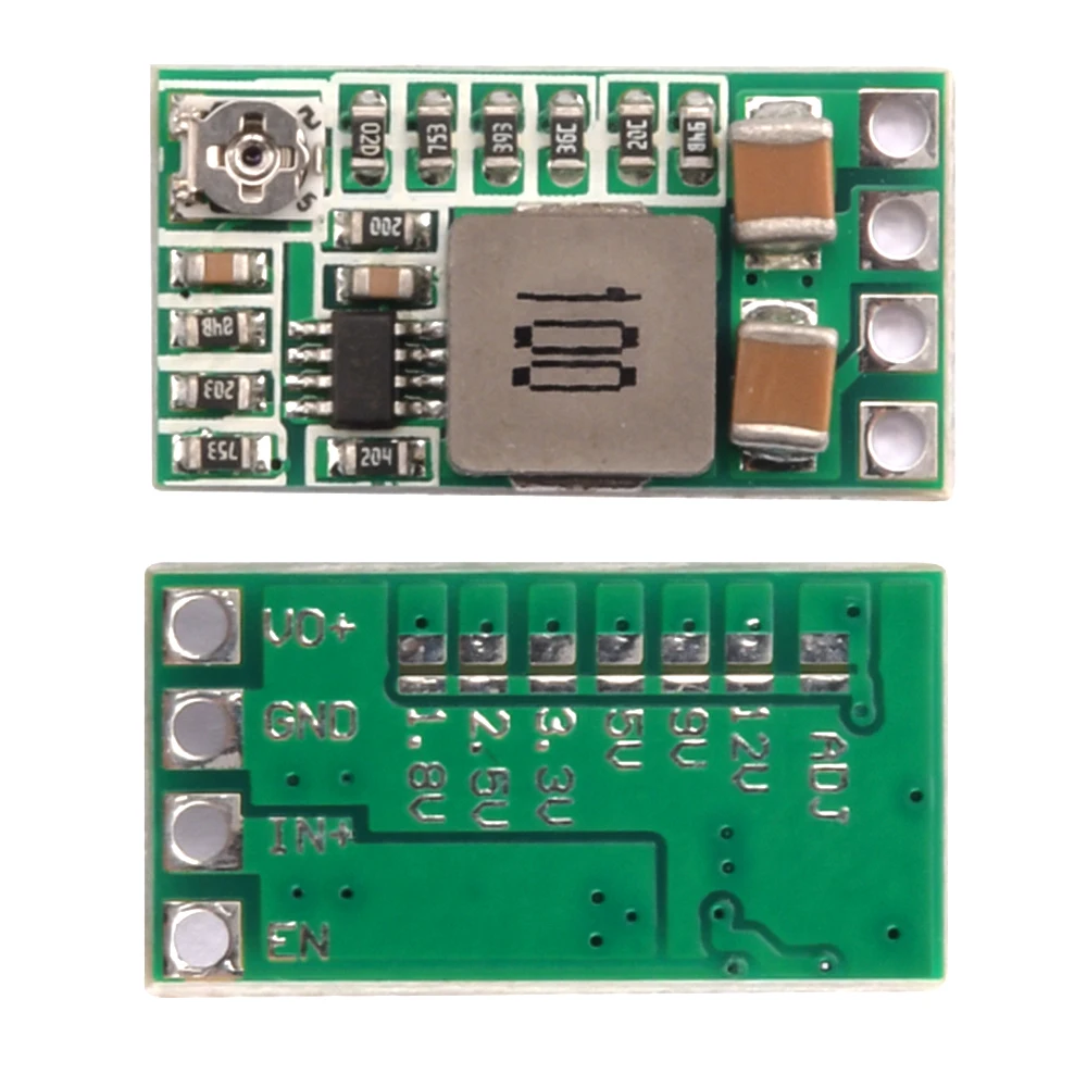 

Mini DC-DC 12-24V To 5V 3A Step Down Power Supply Module Voltage Buck Converter Adjustable 97.5% 1.8V 2.5V 3.3V 5V 9V 12V