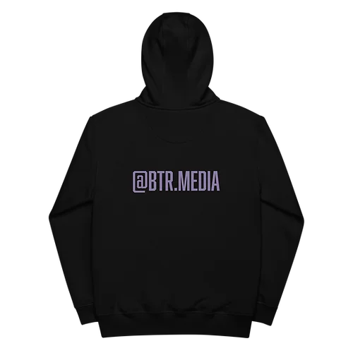 BTR Media Premium eco هوديي للجنسين المتضخم هوديي الصوف الدافئة طباعة عادية عالية الجودة yop الراقية الفاخرة الصوف الدافئة #3