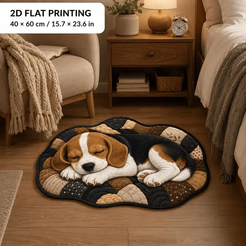 VIKAMA Antarctic Penguin Entry Rug Three Linked Animal Design Anti Slip Absorbent Household Kids Bathroom Floor Mat