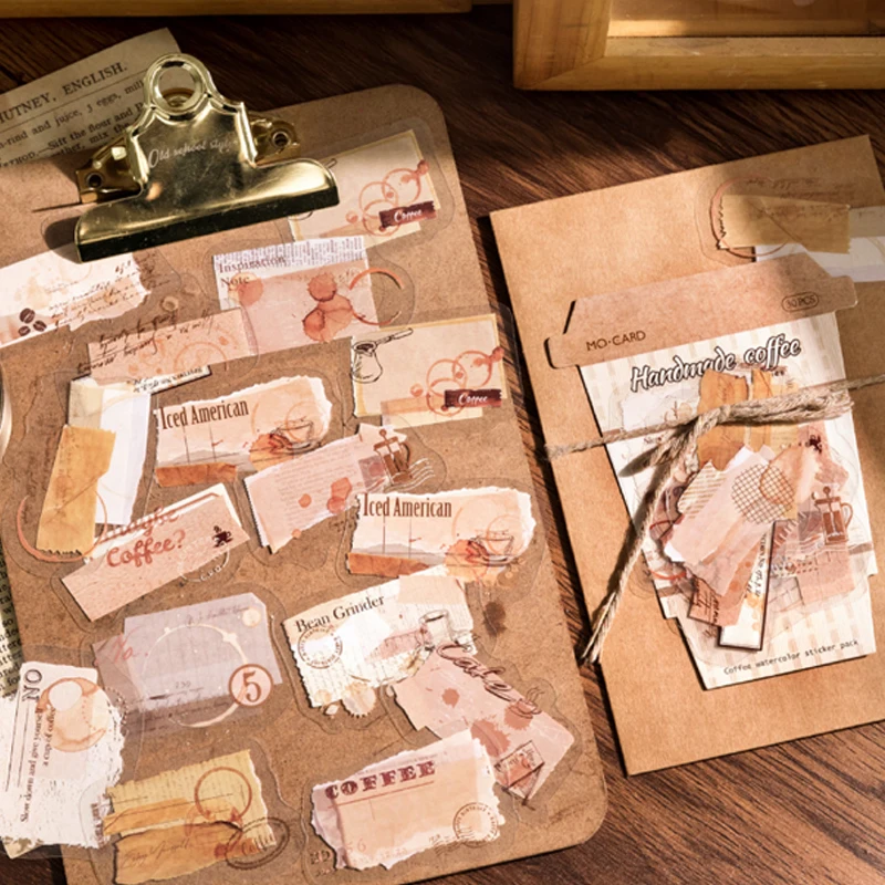 

Бумага Mr, 360 листов/пакет, набор наклеек с белыми чернилами - серия Cup of Coffee Time, кавайные наклейки, канцелярские наклейки, наклейки-планировщики