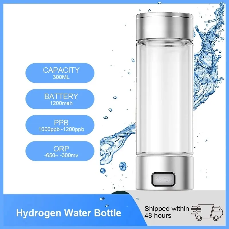 YenvK 300ML Hydrogen Water Generator SPE/PEM Technology Water Lonizer Maker Super Antioxidants Hydrogen Bottle