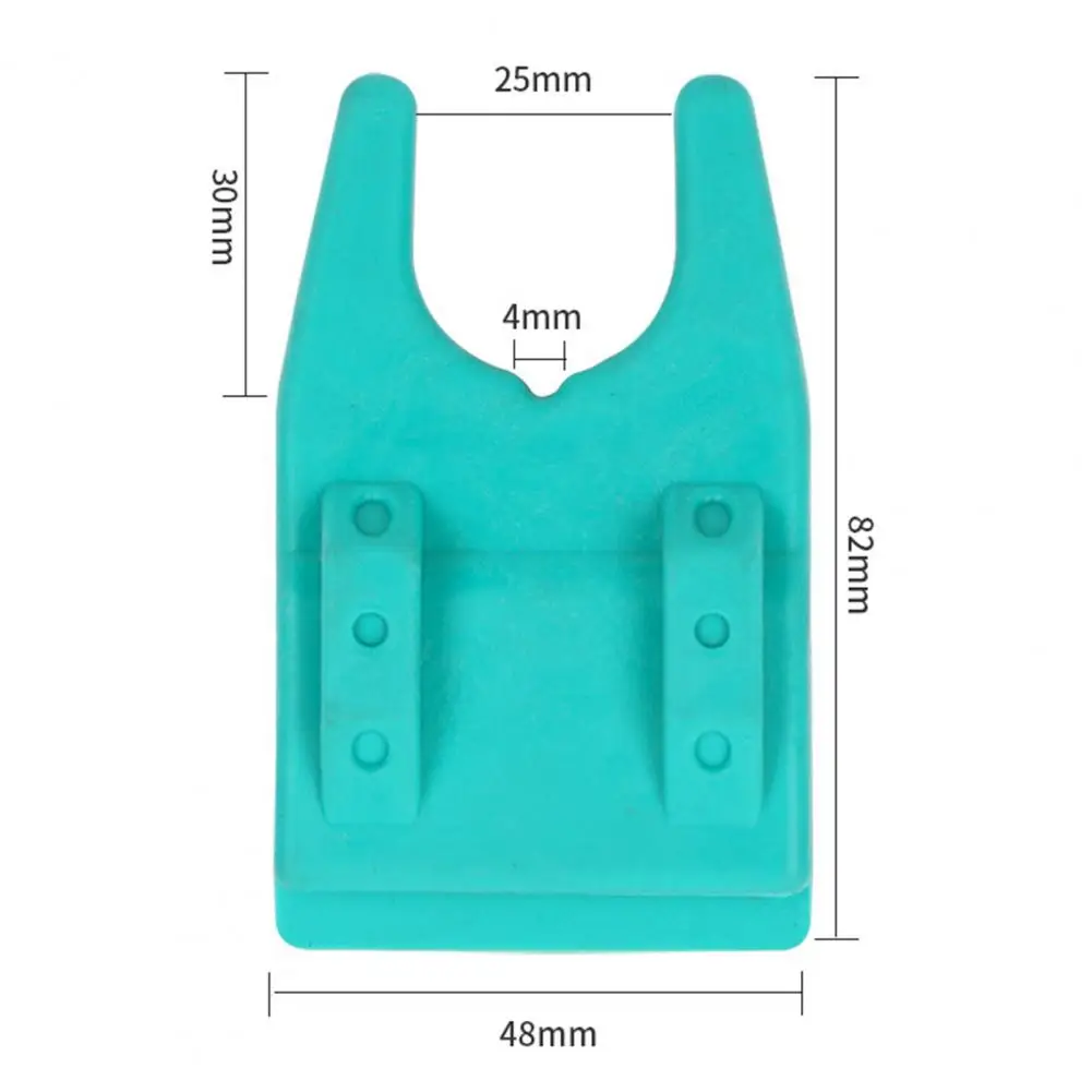 1 Paar Siliconen Emmer Hengel Houder U-vormige Clamp-On Lokken Container Emmer Hengel Rest Rack vlot Vissen Accessoires