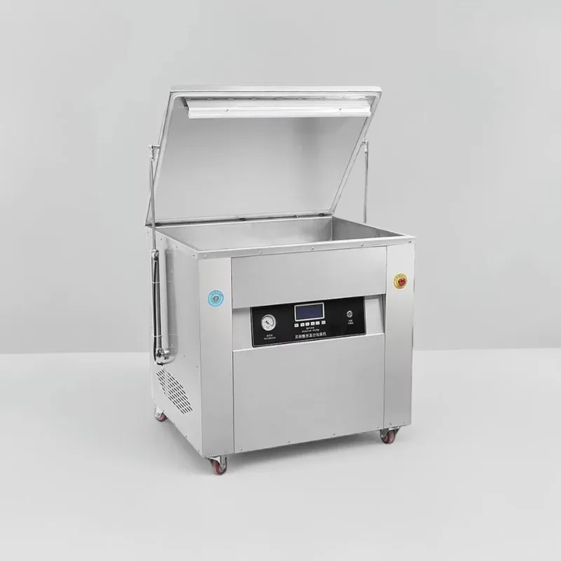 Industrial Automatic Double Side Shaping Vacuum Packing Machine Commercial Rice Beans Grain Sealing Forming Packaging Equipments
