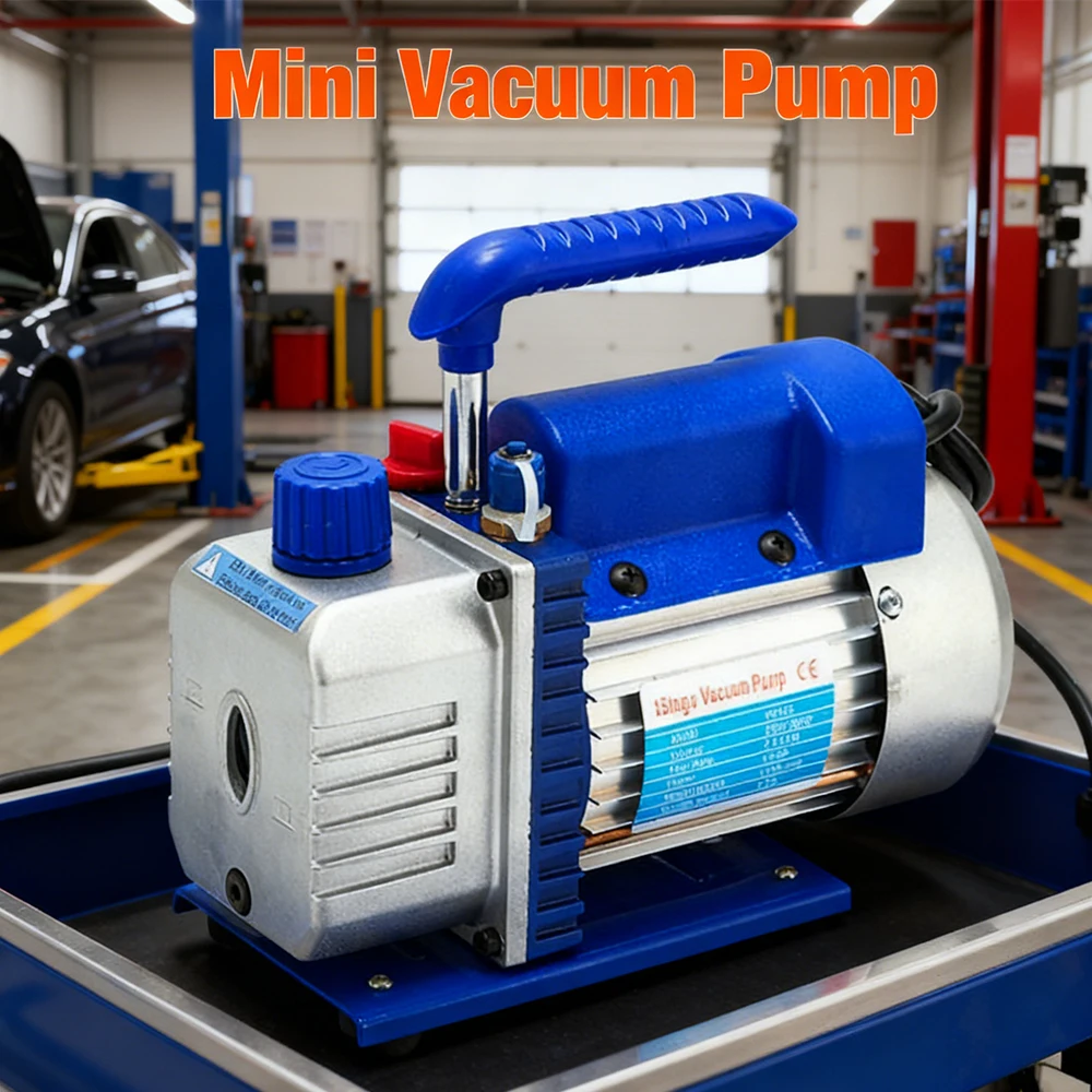 

Мини-вакуумный насос 180 Вт, одноступенчатый портативный насос, небольшой вакуумный насос хладагента для обслуживания кондиционеров и холодильного оборудования