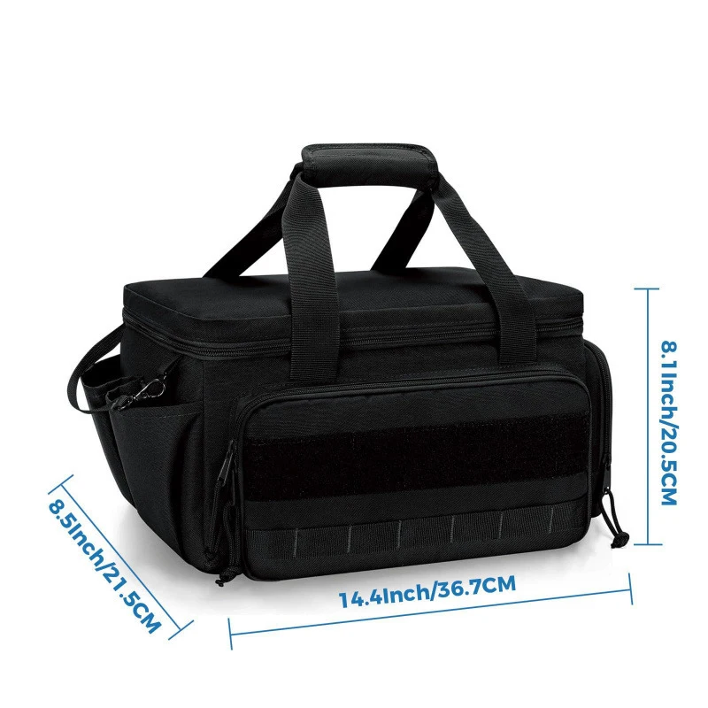 Men's Spring New Simple Solid Color Tool Storage Bag Tool Kit Versatile Hand Tool Storage Bag Multi functional Work Handbag