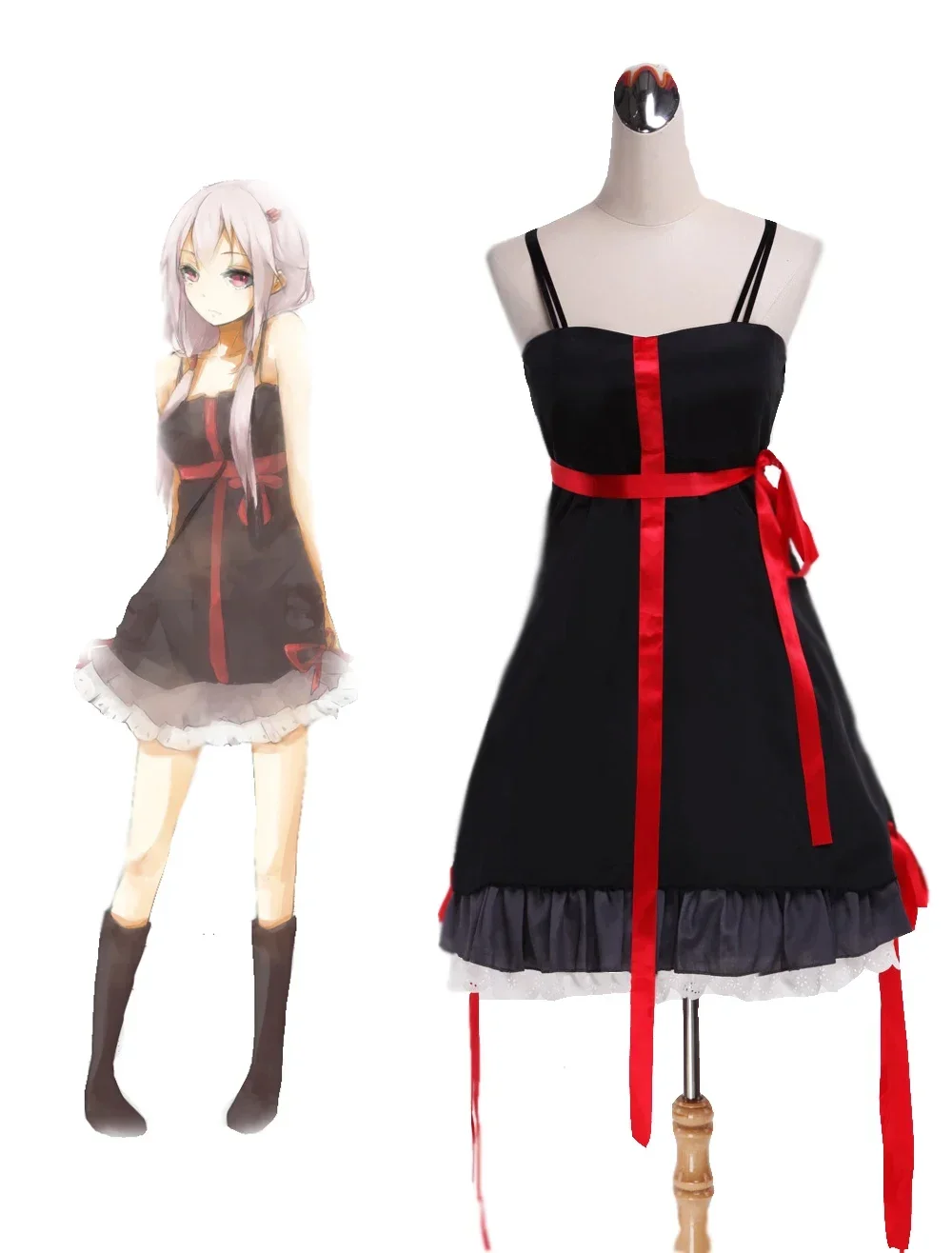 

Anime Guilty Crown Cosplay Woman Halloween Yuzuriha Inori Cosplay Costume