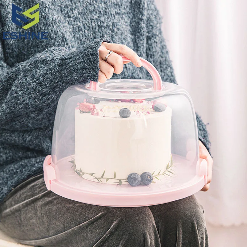 صندوق كب كيك محمول مع مقبض إدراجات، صناديق كعك لهدايا عيد الحب، ملحقات أدوات خبز المطبخ للحفلات