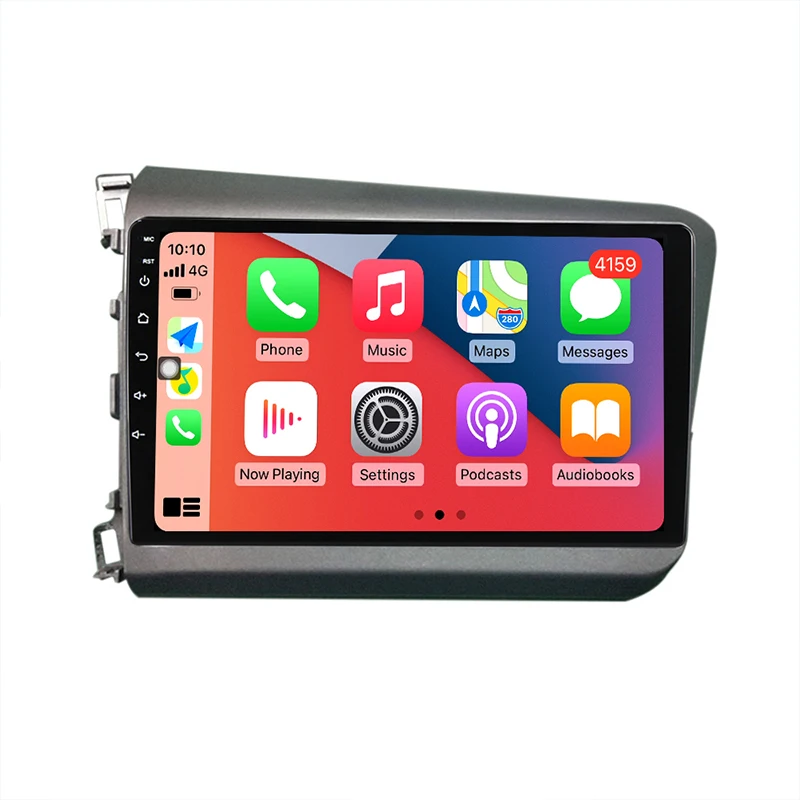 For Honda Civic 2012 2013 2014 2015 For Android Car Radio Panel Fascia Frame Optional Accessories Power Cord CANBUS