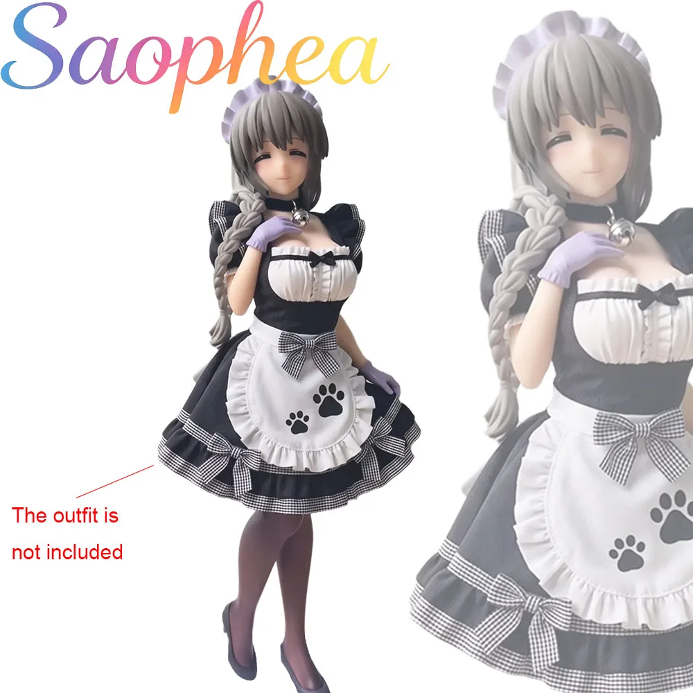 Saophea Tsuki Uzaki Maid Ver. Ecchi Figure, Sexy Anime Girl Waifu Action Figure Collectible Statue, Anime Decor Gift Toy