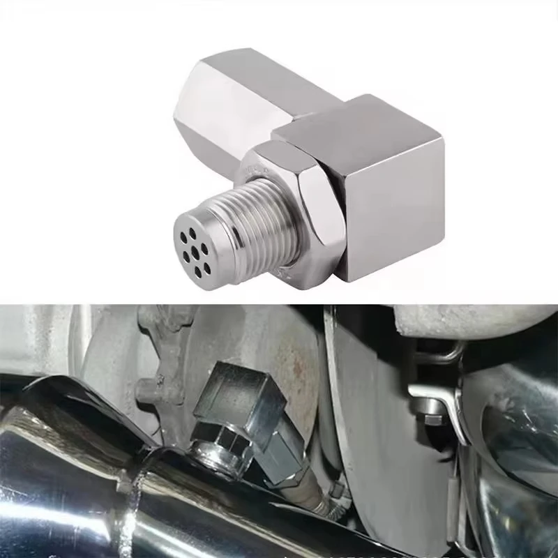 

1pc Car Universal Exhaust Catalyst Rear Oxygen Sensor Spacer 90 Degree Mini Catalyst Lambda O2 Adapter Car Accessories