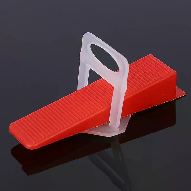 100pcs Ceramic Tile Leveling System Clips Spacers Laying Clips For Tile Laying Floor Wall Construction Tools 1/1.5/2/2.5/3mm