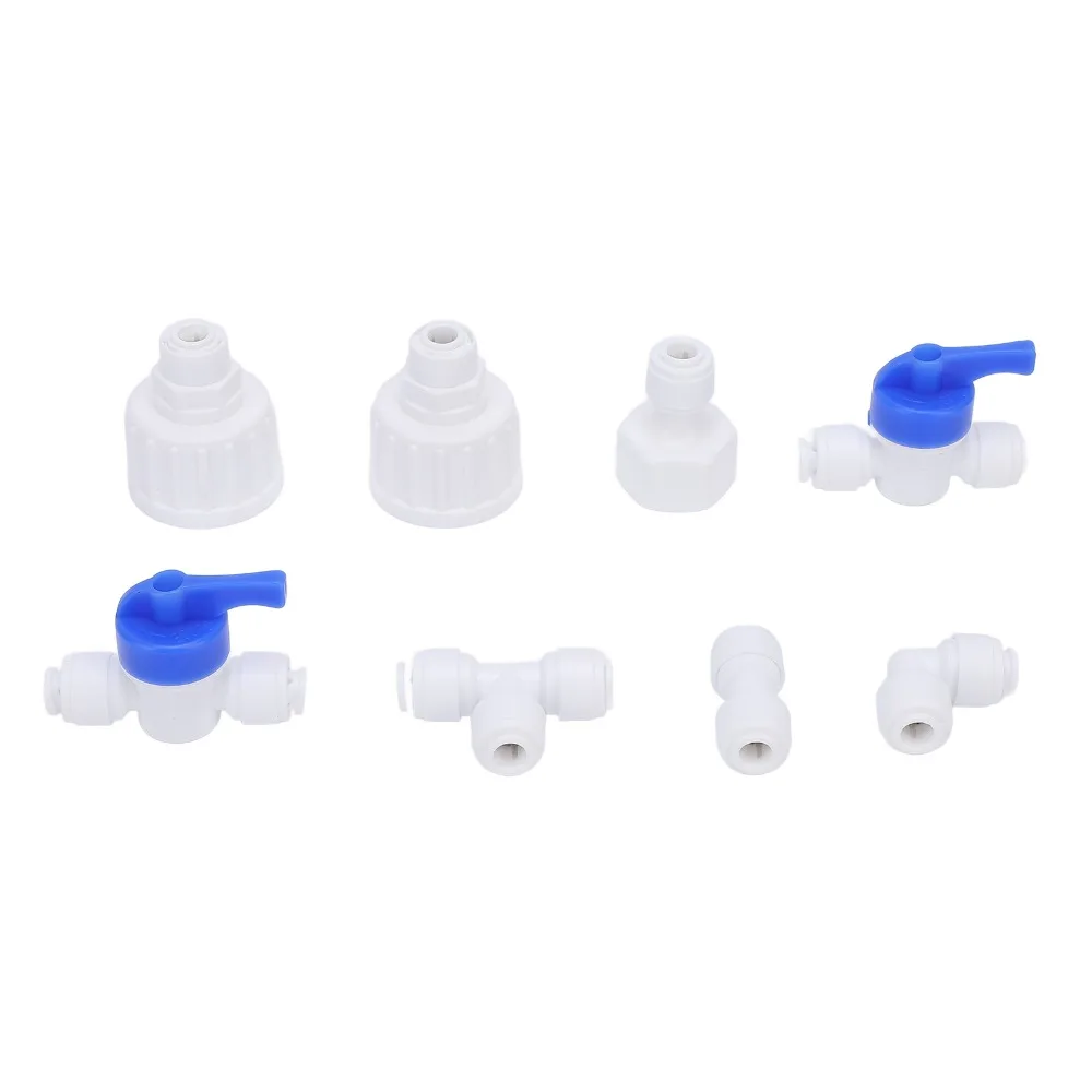 PE Refrigerator Water Line Kit White Water Inlet Line Ice Maker Water Line Kit Connection Set Water Tube Fittings