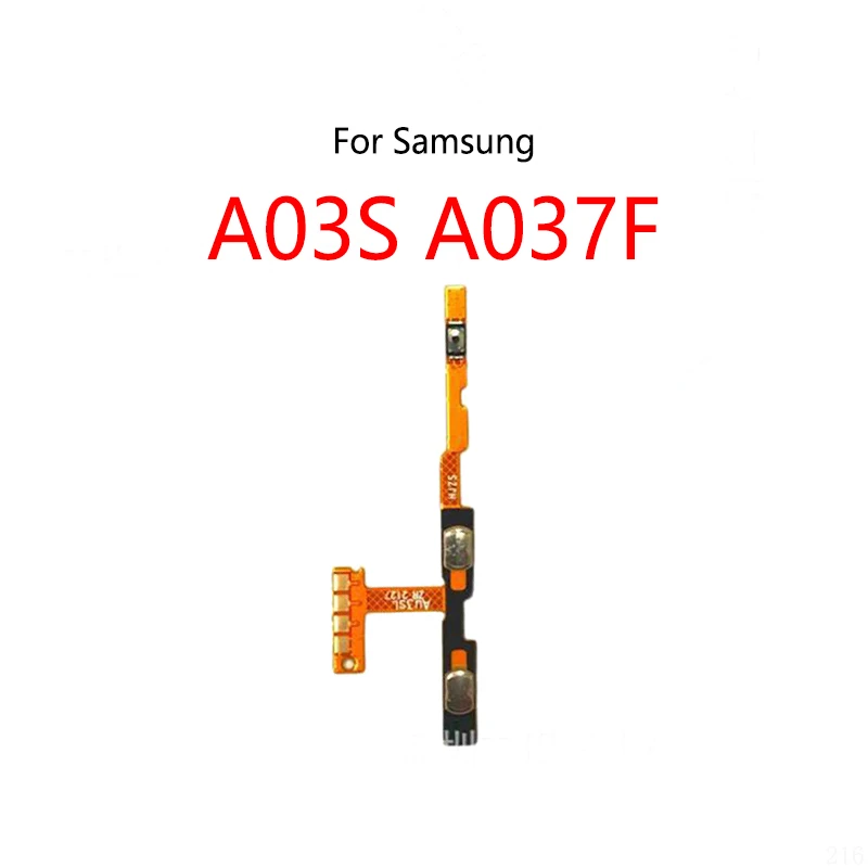 Power Button Switch Volume Mute Button On / Off Flex Cable For Samsung Galaxy A03S A037 A037F