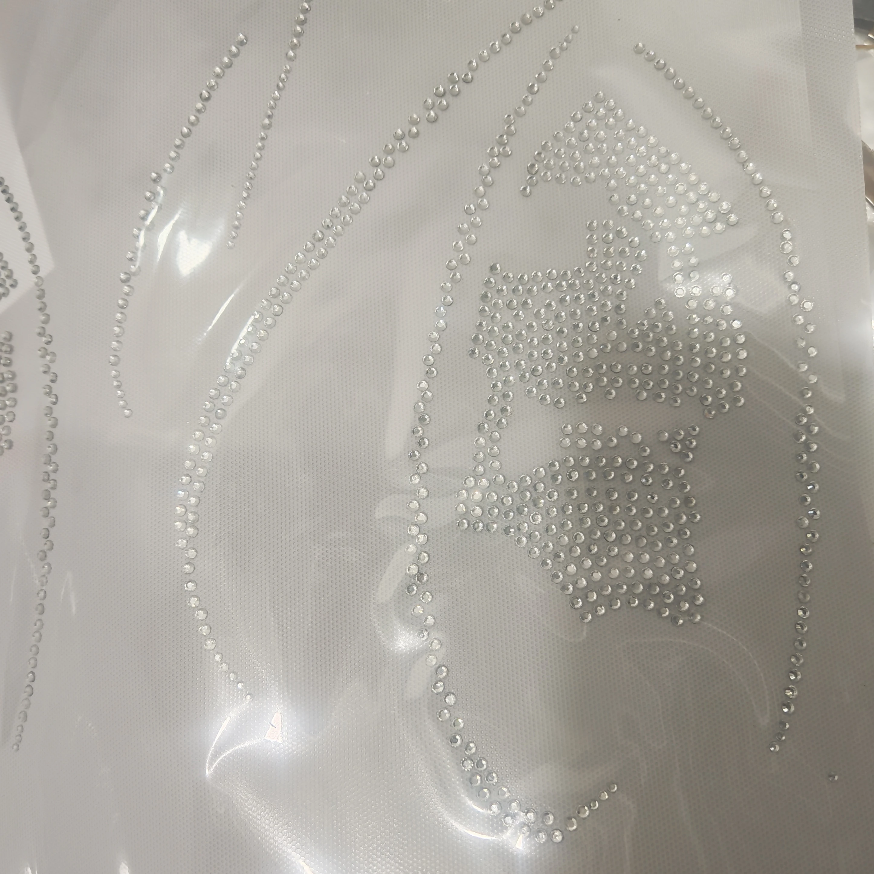Skull Hot drilling pattern Top quality Art Decoration rhinestones DIY clothing accessories for Wedding Dress Rhinestone Applique