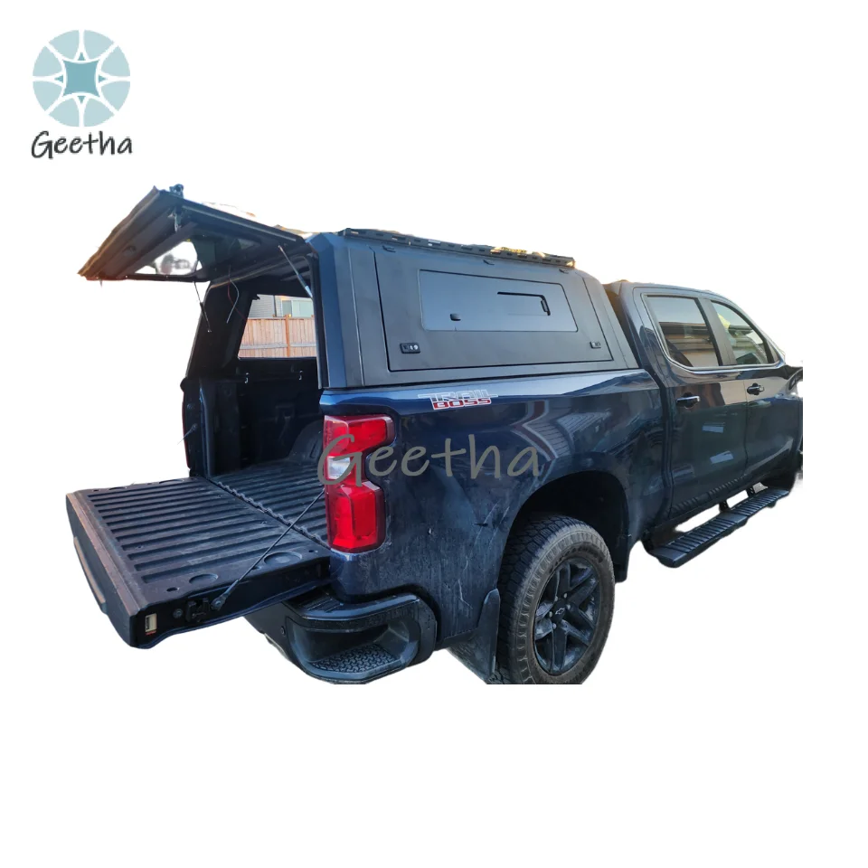 Weatherproof Good Fitting Truck Canopy for GMC Sierra Smartcap Aluminum Anti-rusted Pickup Hardtop Canopy Camper Ford Ranger