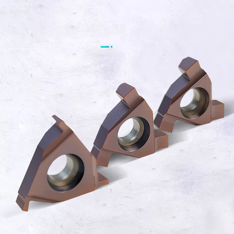 

5PCS Circlip Groove Inner Cutting Insert CNC Knife Grain Paperback Grooving Inserts 16IR EL-1.0 Shallow Groove Head Lathe