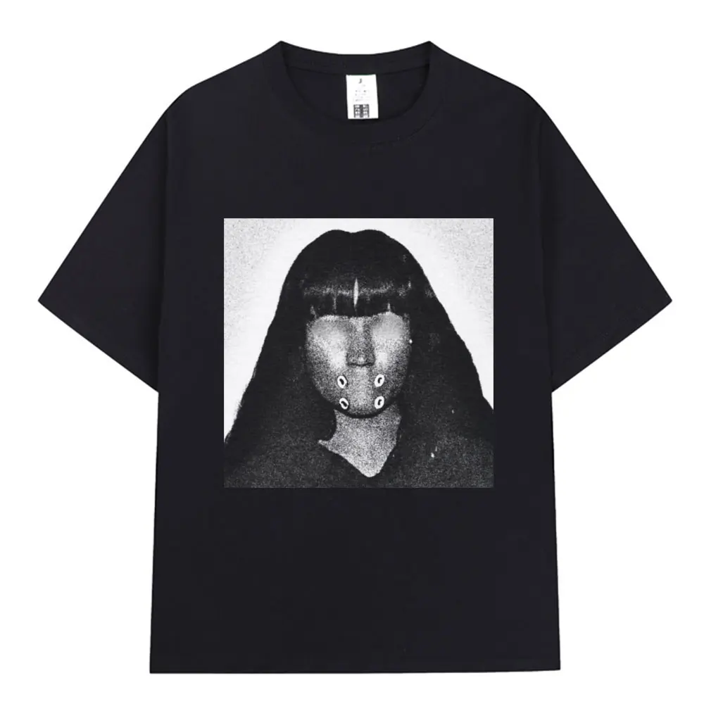 Nicki Minaj Ken Carson A Great Chaos Print T-shirt Men Women Hip Hop Fashion Gothic Clothing Casual Summer Oversized Streetwear