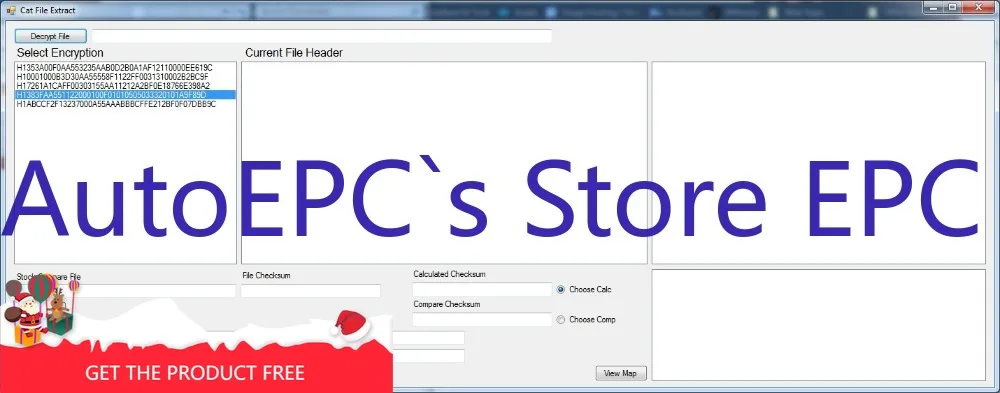 

AutoEPC Дешифруптор/Encryptor для файлов Cat FLash