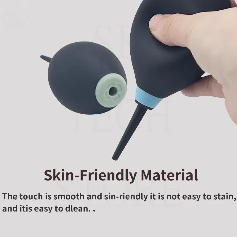 

Compressed Air Duster Hand Held Keyboard Blower Strong Wind Oval Air PC Cleaner Accurate Decontamination For Electronic Product