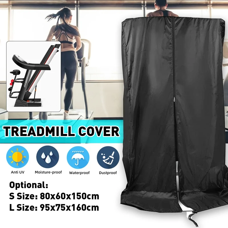 Indoor Treadmill Rain Cover Fitness Equipment Protection Supplies With Drawstring Outdoor Running Jogging Machine Dust Shelter