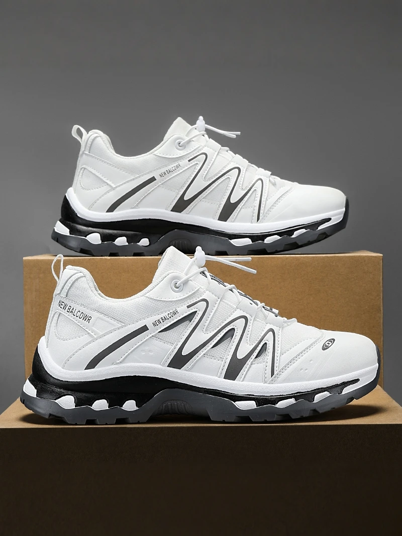 

Men's Outdoor Running oes Summer 2025 New Net Anti-Odor Sports Casual Thi Bot Old Dad Trendy oes Anti-Slip White