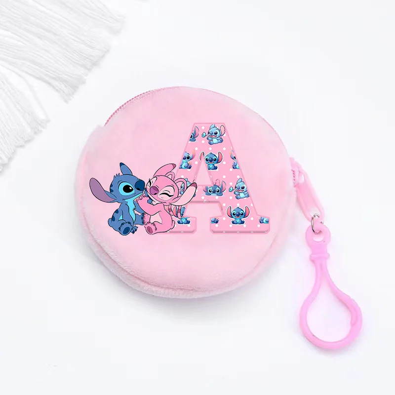 

Stitch Purse Cute Cartoon High Value Zipper Wallet Girls Student Mini Key Card Accessories Storage Bag Children Birthday Gift