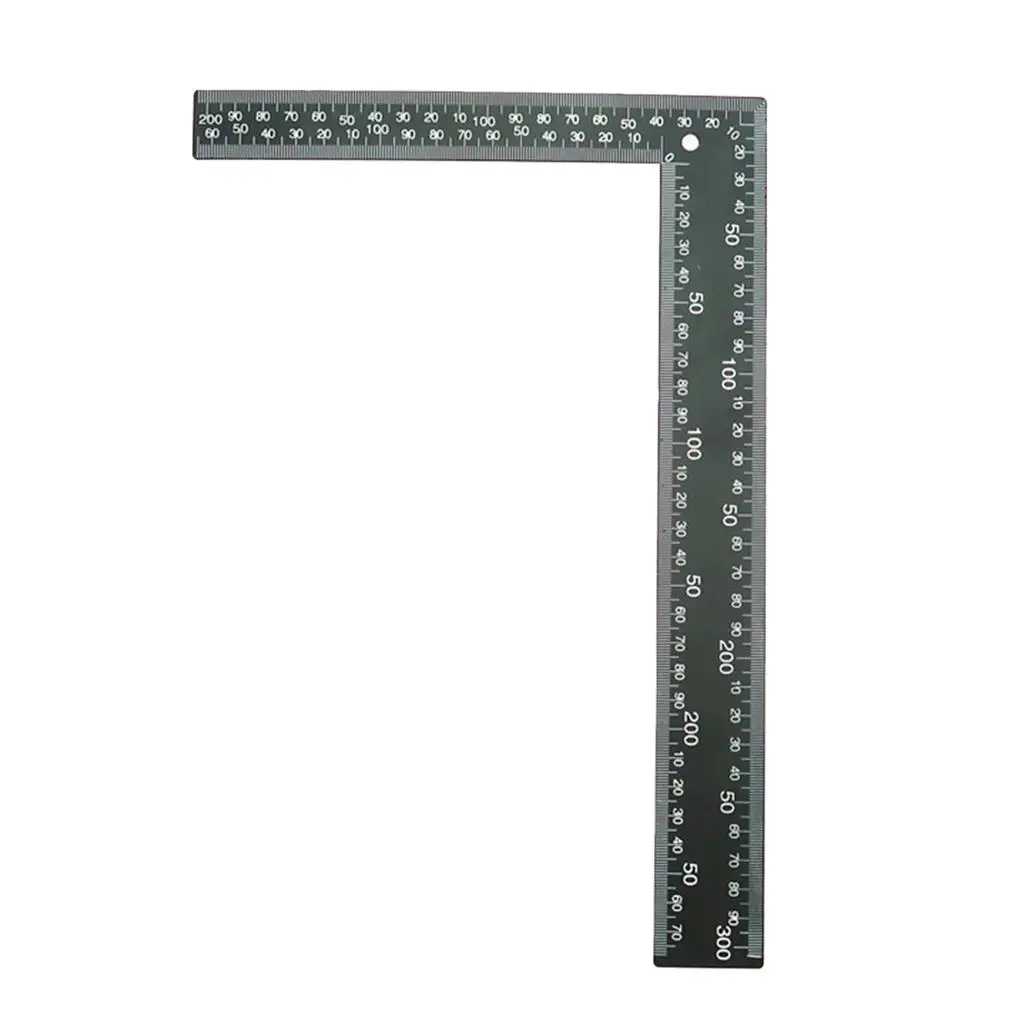 Metal L Square Sewing Ruler 90 Degree Dress Making Ruler for Pattern Design and Quilting Patchwork Crafts