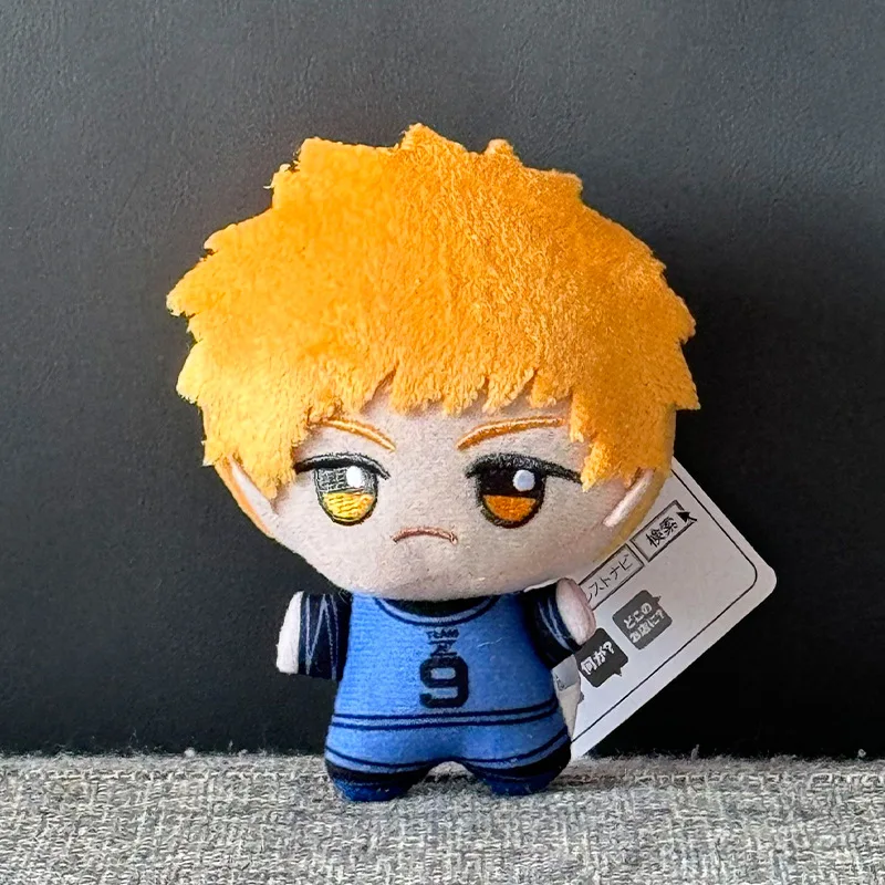10cm Blue Lock Kawaii Q-Version Plüschfigur Itoshi Sae Anime-Plüsch-Schlüsselanhänger Taschenanhänger Spielzeug als Geschenk