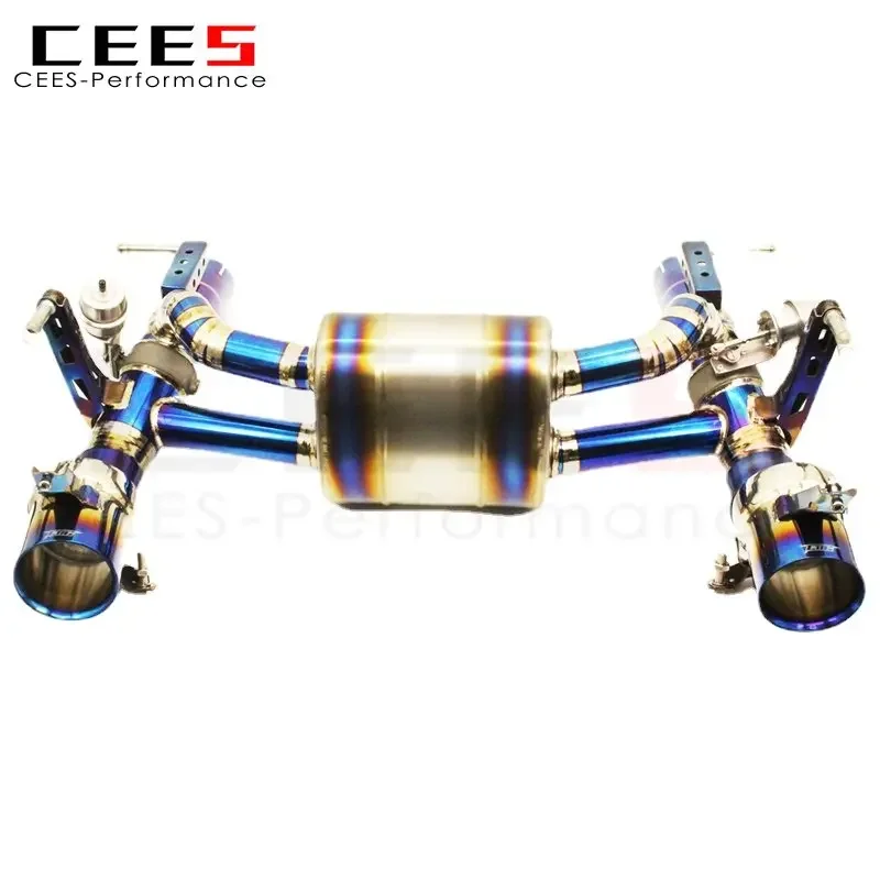 CEES Catback Exhaust For Ferrari 488 2015-2019  Tips Exhaust Pipe High Performance Car Tuning Exhaust System Escape