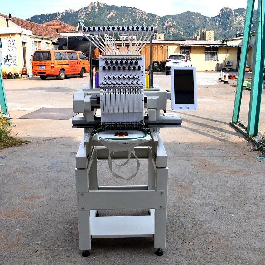 Hardcover single-head high-speed computerized embroidery machine LYG-1201 ready-to-wear/hat embroidery/flat embroidery