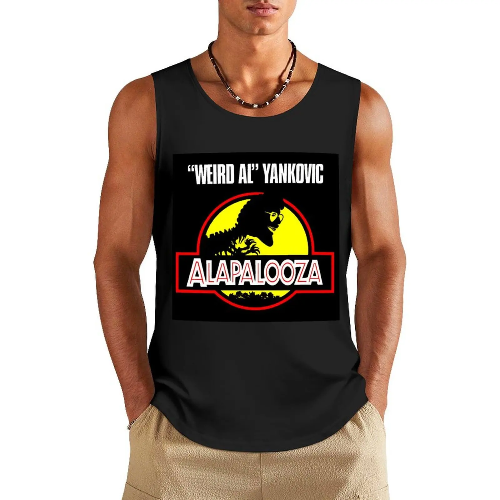 

Great Model Weird Alapalooza 2021 Jgndicontek Cool Graphic Gift Tank Top bodybuilding men gym t-shirts