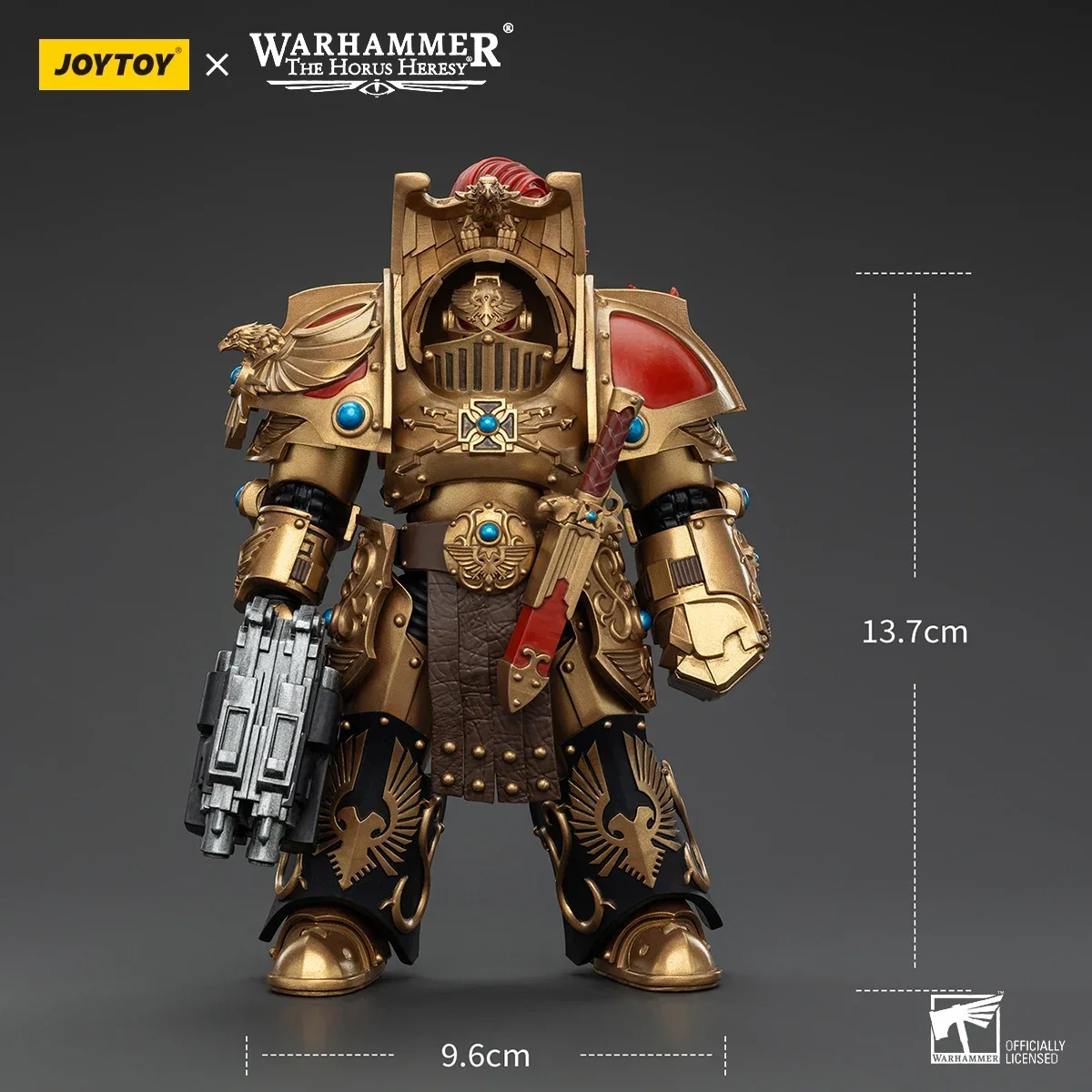 JOYTOY Warhammer 30K Horus Heresy Action Figure Legio Custodes Aquilon Terminator Squad อะนิเมะคอลเลกชันเคลื่อนย้ายได้ชุดของขวัญ