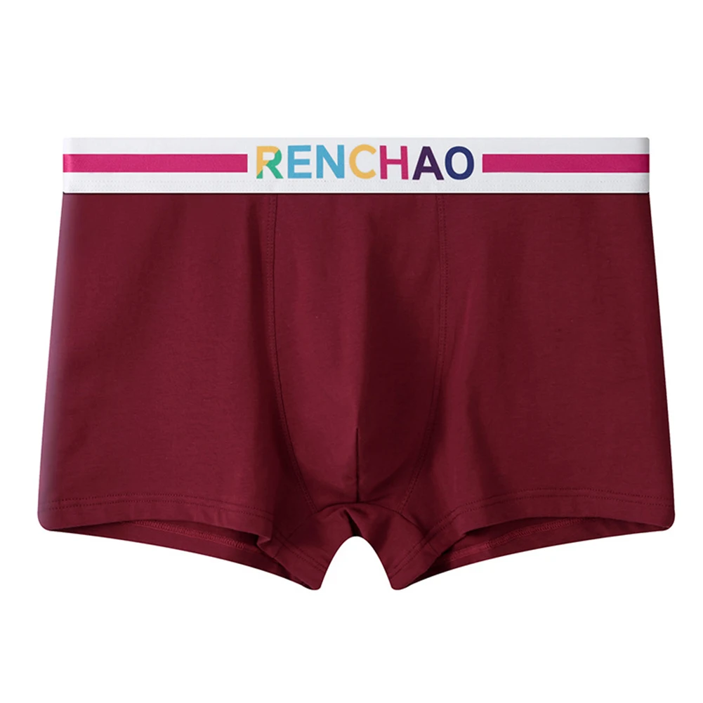 

Pouch Briefs Breathable Trunks Casual Wear Fitness Activities White Cotton Boxer Shorts For Men 5 Spandex Material