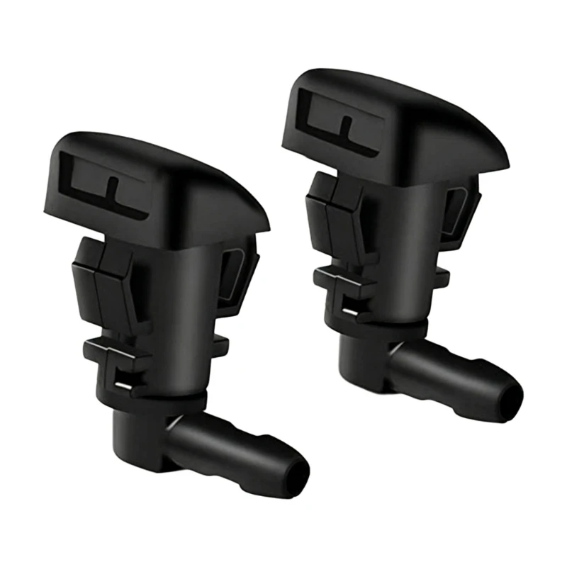 8E5Z17603A Windshield Washer Nozzle Set, Two Nozzles for Routine Washer System Upkeep, Nylon Construction