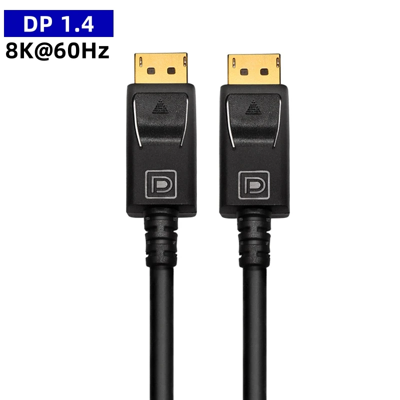 

8K DisplayPort 1.4 Cable 8K 60Hz 4K HDR 165Hz Display Port Audio Cable for Video PC Laptop TV Display Port 1.4 DP 8K Cable 1.2