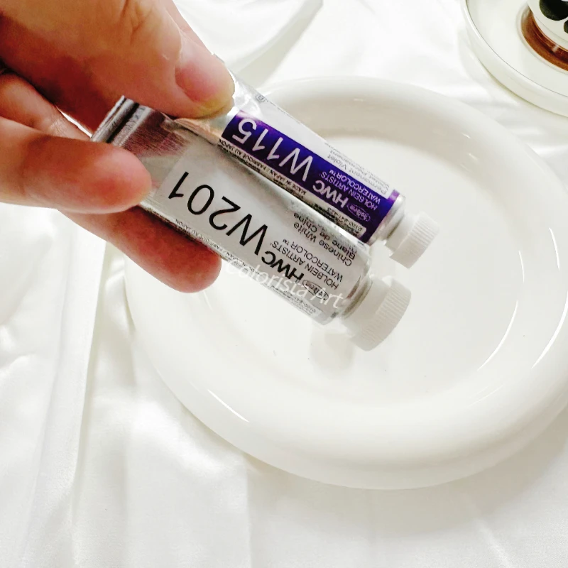 

Japan Holbein Watercolor Transparent Tube Color 5ml HWC Paint Single Can Be Used As Solid Watercolor Sub-packaging Paint
