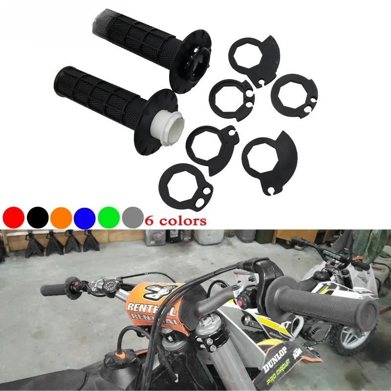 Universal 7/8'' 22mm Handle Grips Dirt Pit Bike Motocross Motorcycle Rubber Handle Bar Grip For KTM YAMAHA Kawasaki Suzuki Honda