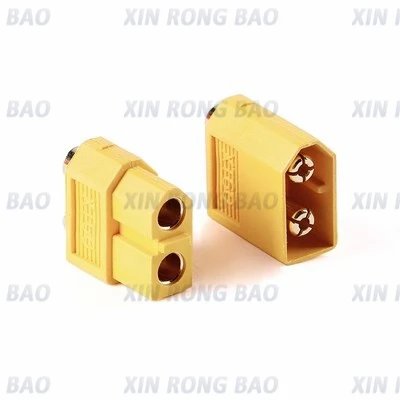 

XT60PB Plug Aircraft Model Lithium Battery ESC Aircraft Model Male and FemaleHeadSocket Onboard Vertical Welding Plate Connector