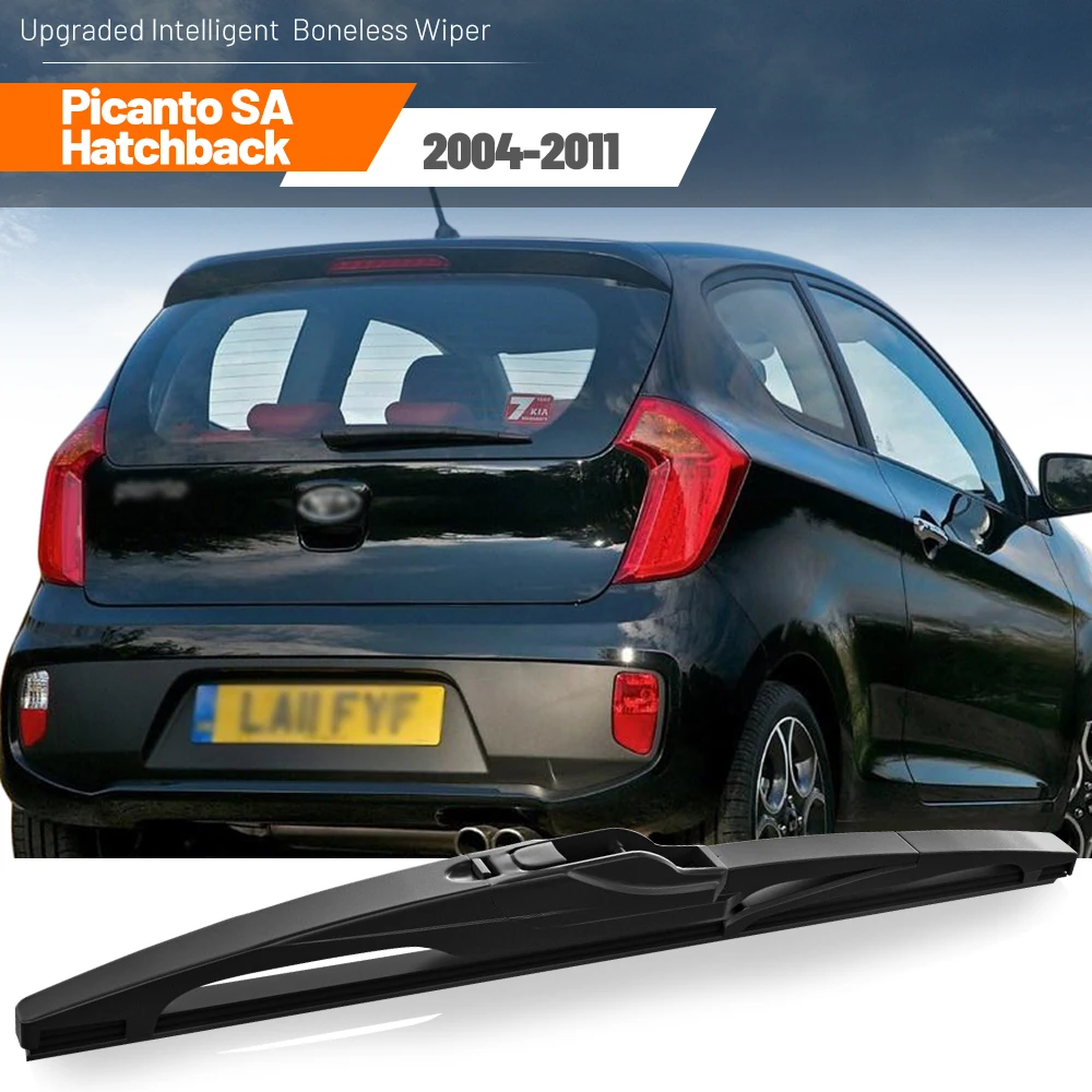 Limpiaparabrisas trasero de 12 ", ventana para KIA Picanto Morning MK1 Naza Suria SA Hatchback 2004 - 2011