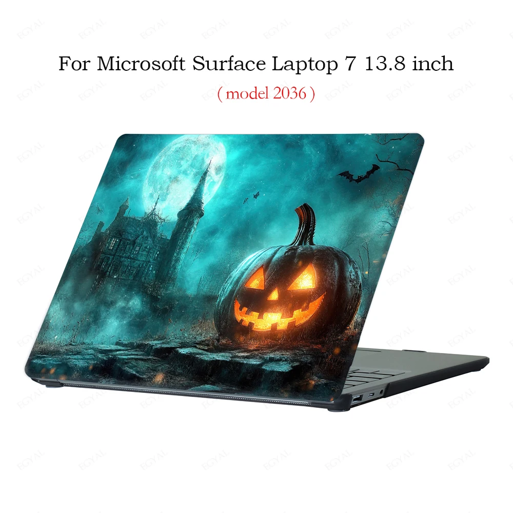 

Halloween theme 3D Print Laptop Case for Microsoft Surface Laptop 7 2024 13.8 inch Shell For Surface Laptop 13.8 model 2036