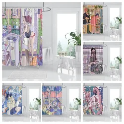 Waterproof fabric shower curtain Bathroom curtain accessories 180x200 Bath curtain for shower 240*200 cartoon cute decor 240x200