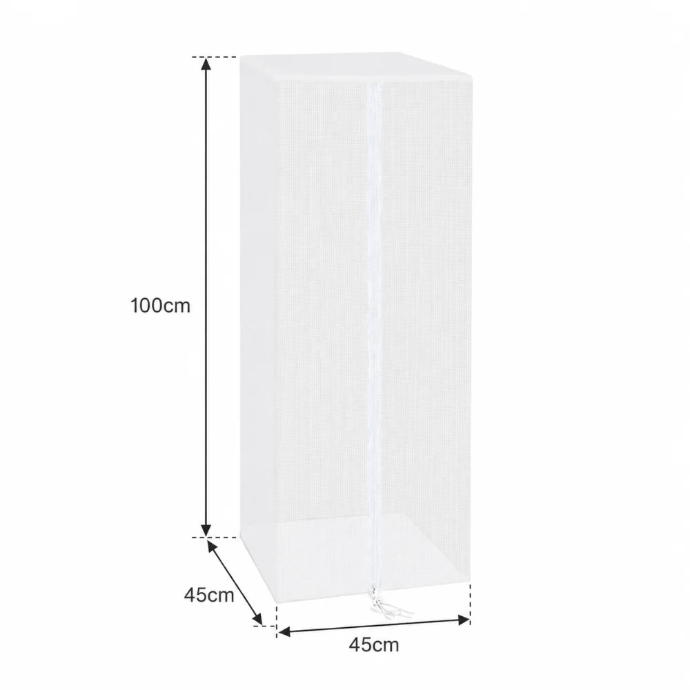 Portable with Zipper Mesh Plant Covers Reusable Stackable Insect Netting Protection Strawberry Covers Greenhouse