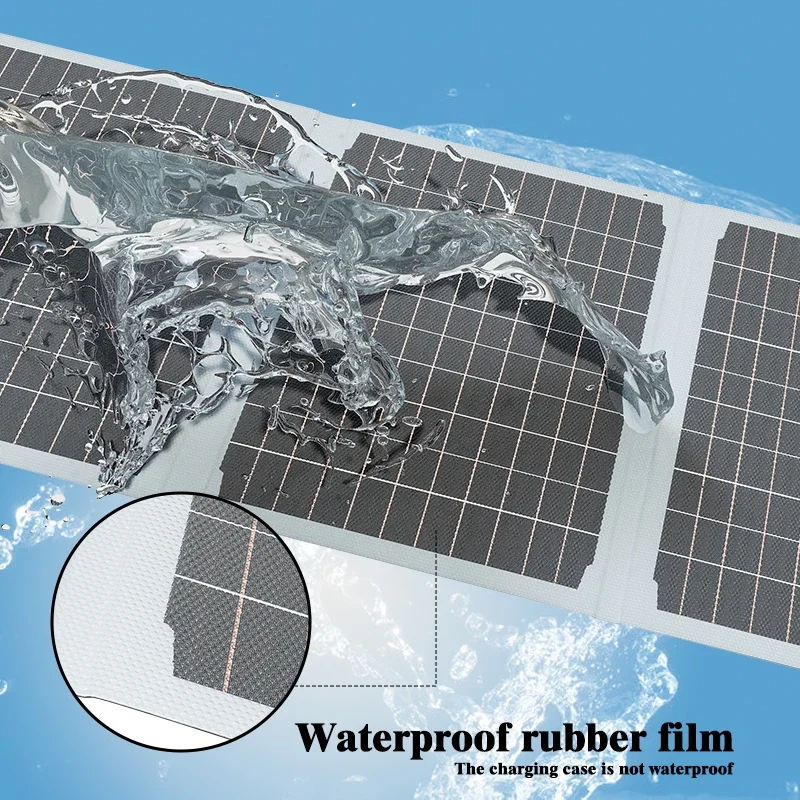 1200W Foldable Solar Panel Ultra-Light - Portable High-Efficiency Solar Charger for Camping RV Marine Emergency Off-Grid