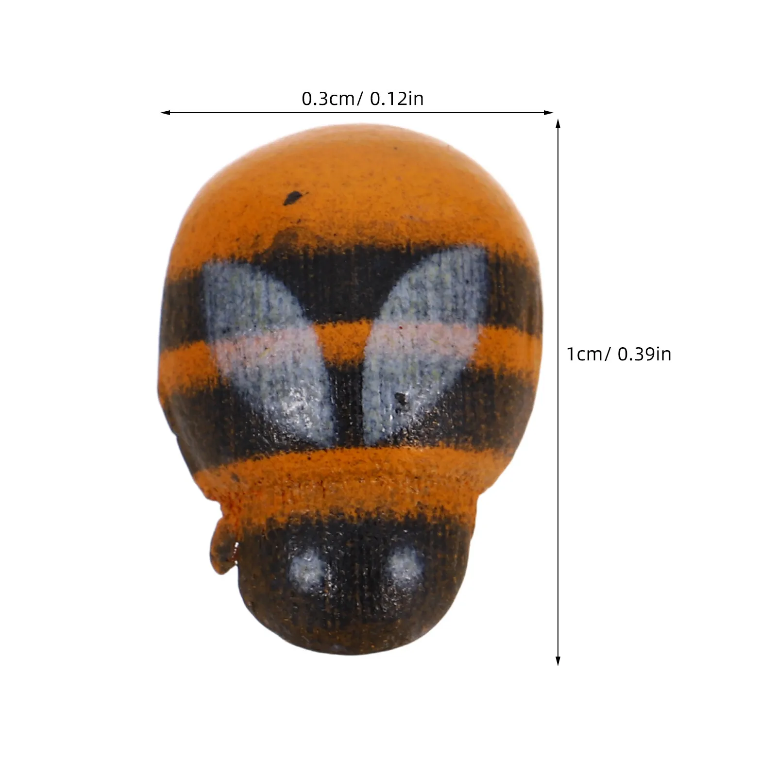 150Pcs Tiny Resin Bees Flatback Embellishments Bee-Themed Party Decor Craft Beads Mini Insect Ornament for Terrarium Miniature