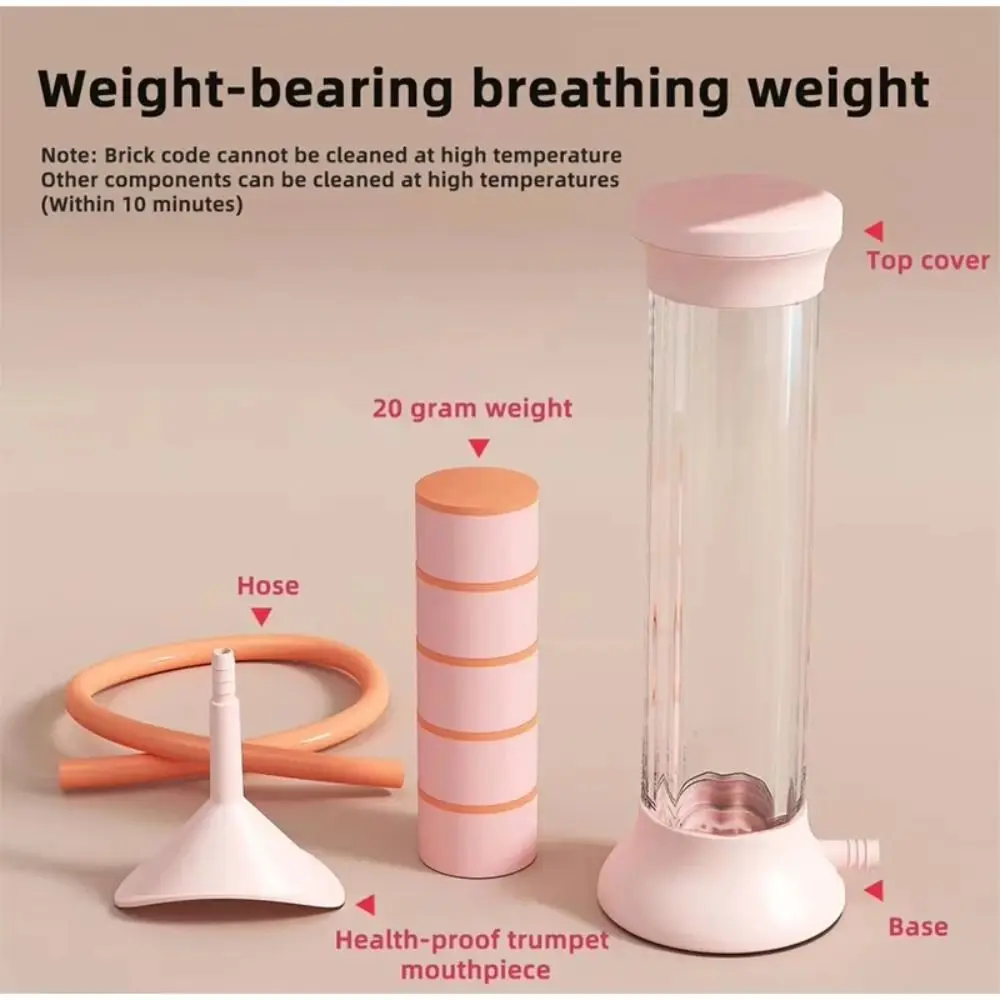 Diaphragm Breathing Dumbbells Abdominal Breathing Adjustable Resistance Abdominal Training Dumbbell Lung Capacity Trainer
