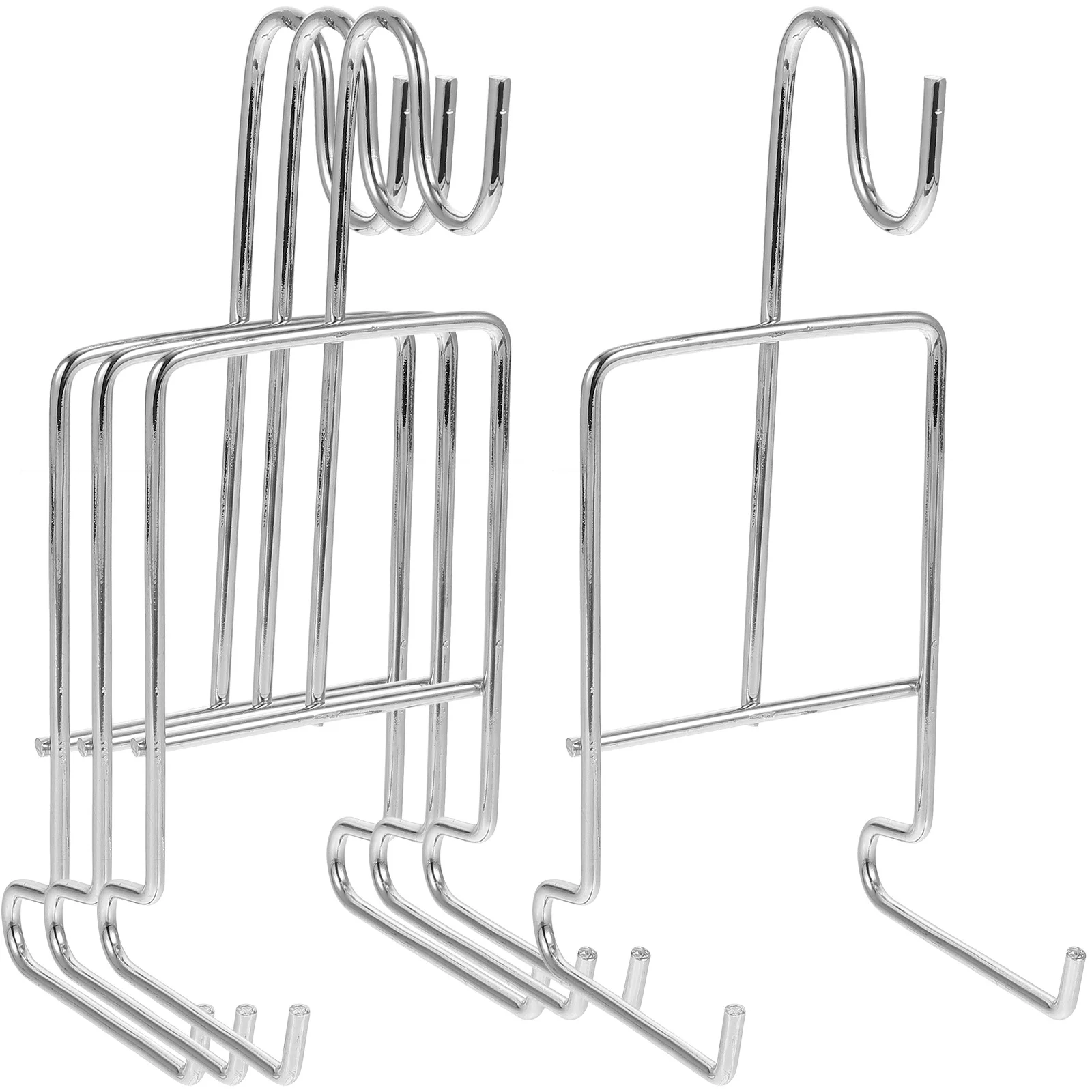 

4pcs Coffee Cup Shelf Metal Mug Organizer For Cabinet Plate Display Stand Lightweight Storage Rack For Home Office